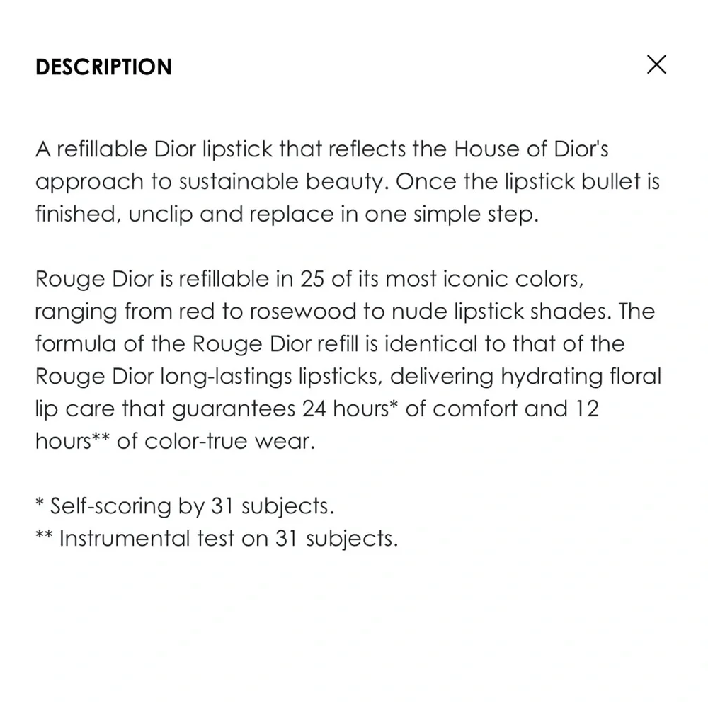 🆕 Dior Rouge Dior the Refill - 772 classic matte 💄